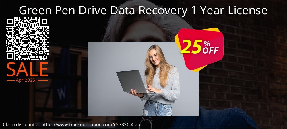 Green Pen Drive Data Recovery 1 Year License coupon on World Password Day super sale