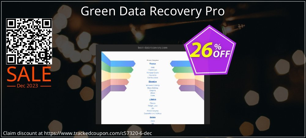 Green Data Recovery Pro coupon on World Party Day discounts
