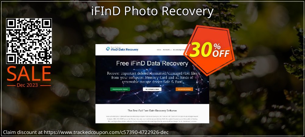 iFInD Photo Recovery coupon on Palm Sunday discount