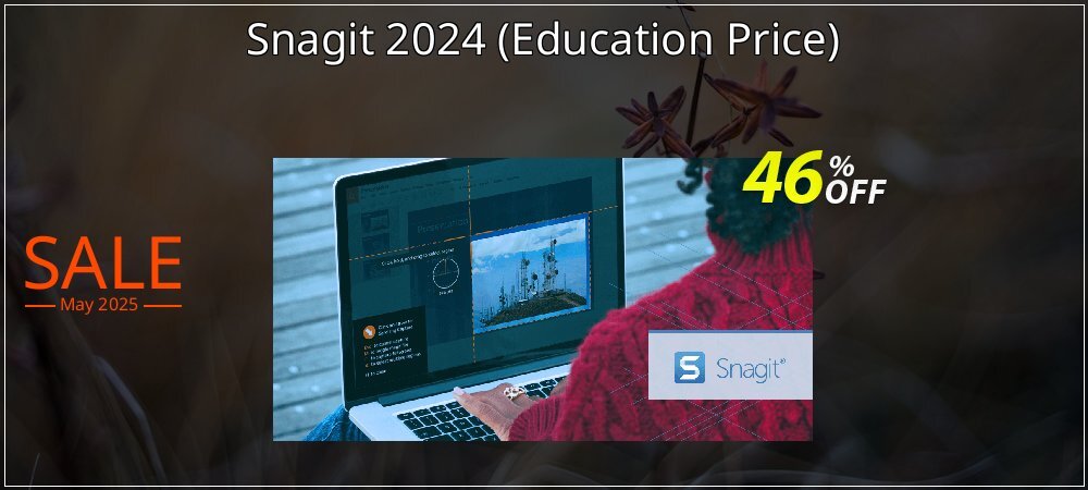 Snagit 2023 - Education Price  coupon on April Fools' Day offering discount