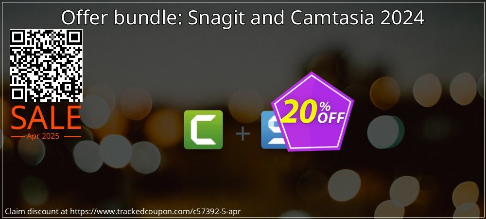 Offer bundle: Snagit and Camtasia 2022 coupon on National Walking Day super sale