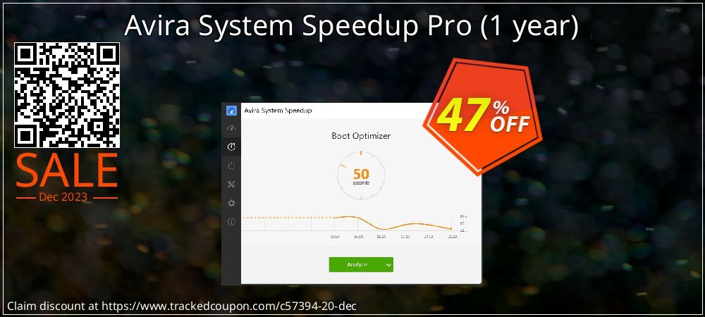 Avira System Speedup Pro - 1 year  coupon on National Walking Day offering sales