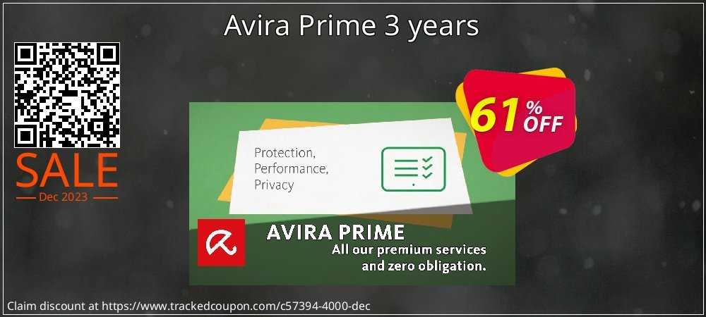 Avira Prime 3 years coupon on World Backup Day super sale