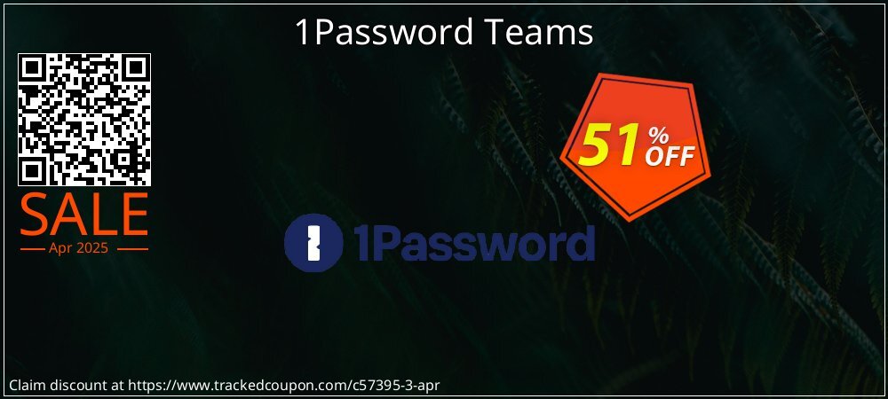 1Password Teams coupon on Virtual Vacation Day super sale