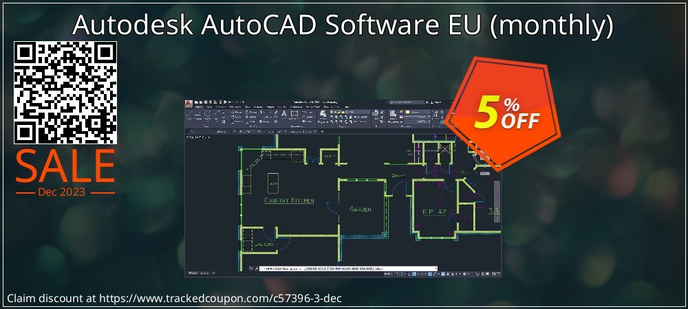 Autodesk AutoCAD Software EU - monthly  coupon on Constitution Memorial Day sales