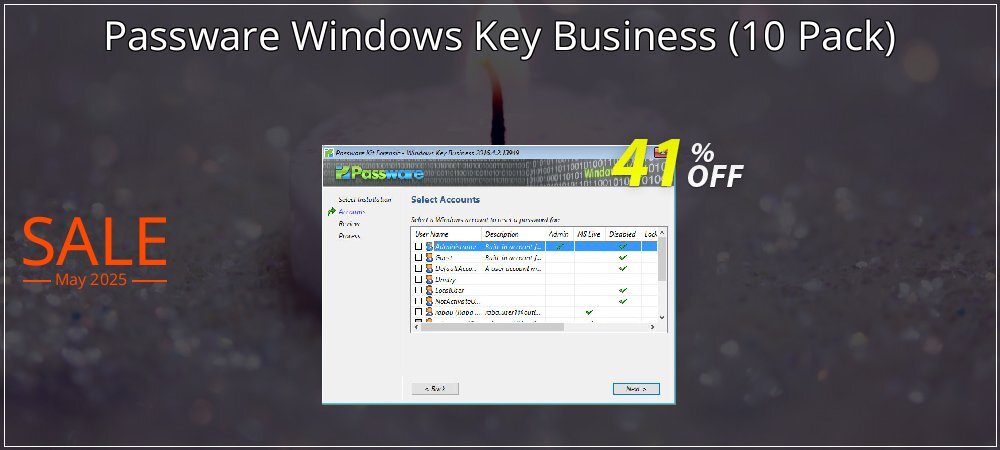 Passware Windows Key Business - 10 Pack  coupon on Working Day offering sales