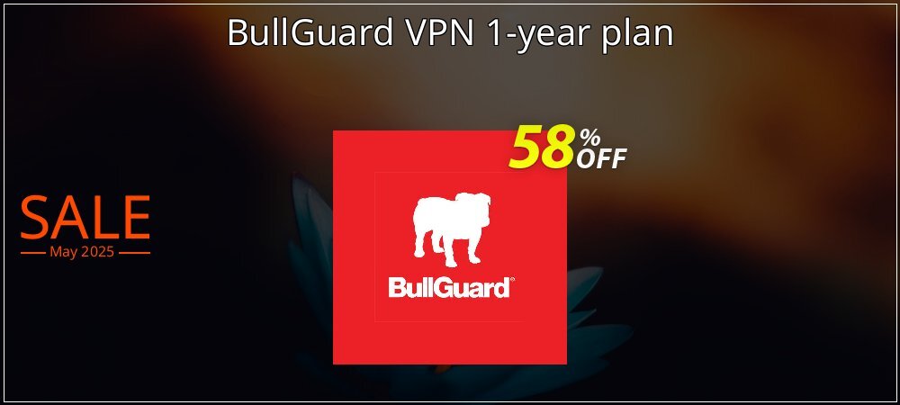 BullGuard VPN 1-year plan coupon on Constitution Memorial Day offer