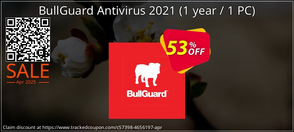 BullGuard Antivirus 2021 - 1 year / 1 PC  coupon on Working Day deals