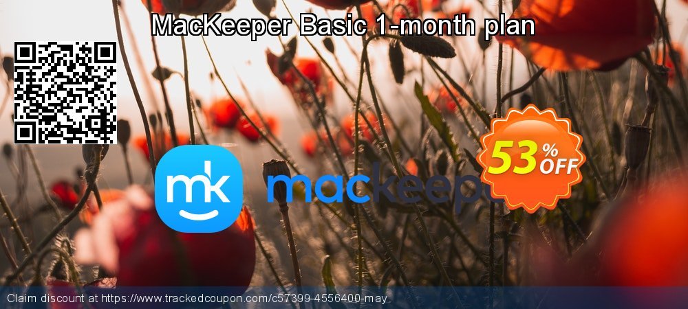 MacKeeper Basic 1-month plan coupon on World Backup Day offering discount