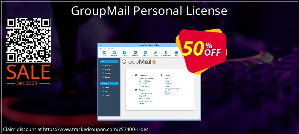 GroupMail Personal License coupon on National Loyalty Day offer