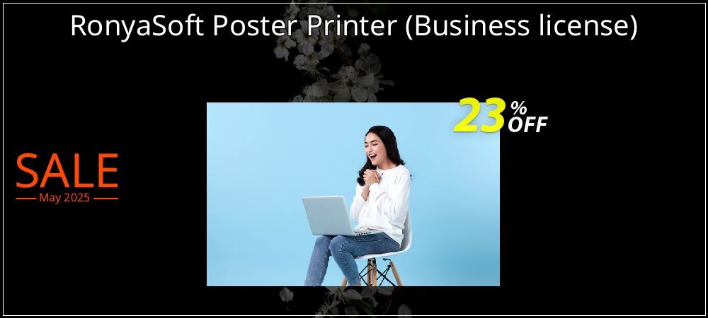 RonyaSoft Poster Printer - Business license  coupon on Mother's Day sales