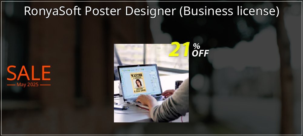 RonyaSoft Poster Designer - Business license  coupon on National Walking Day offering discount