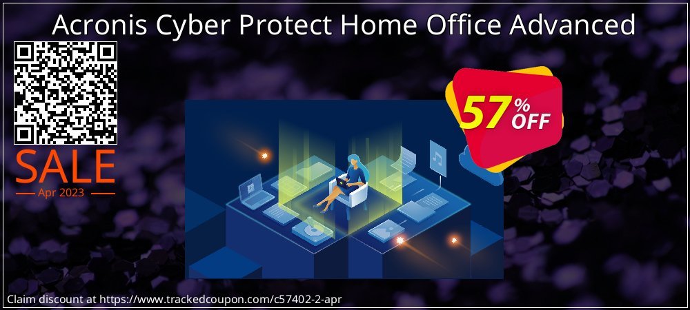 Acronis Cyber Protect Home Office Advanced coupon on April Fools' Day offering discount
