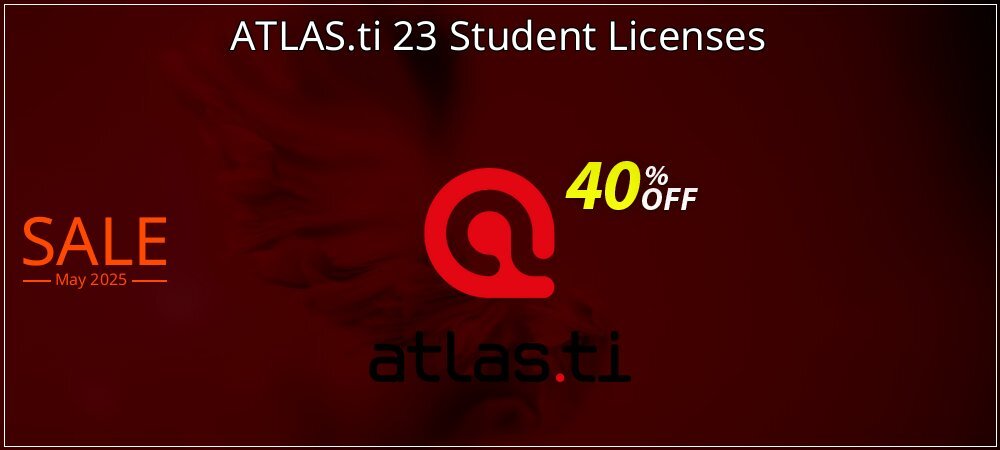 ATLAS.ti 23 Student Licenses coupon on World Password Day offering sales