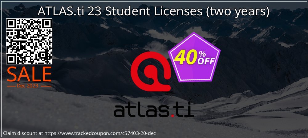 ATLAS.ti 22 Student Licenses - two years  coupon on Video Game Day promotions