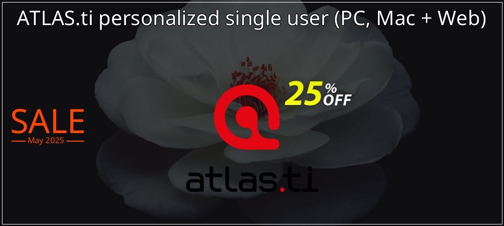 ATLAS.ti personalized single user - PC, Mac + Web  coupon on World Password Day promotions