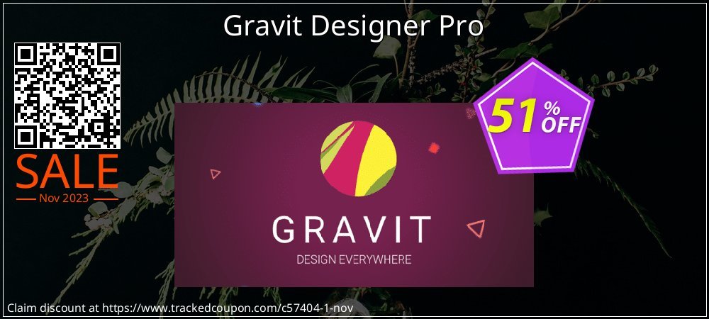 Gravit Designer Pro coupon on World Party Day offering sales