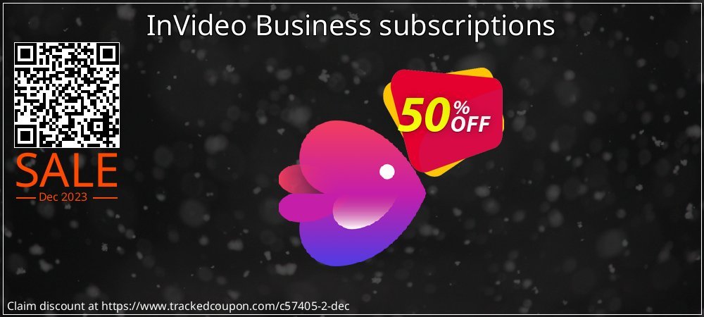 InVideo Studio Business subscriptions coupon on Working Day promotions