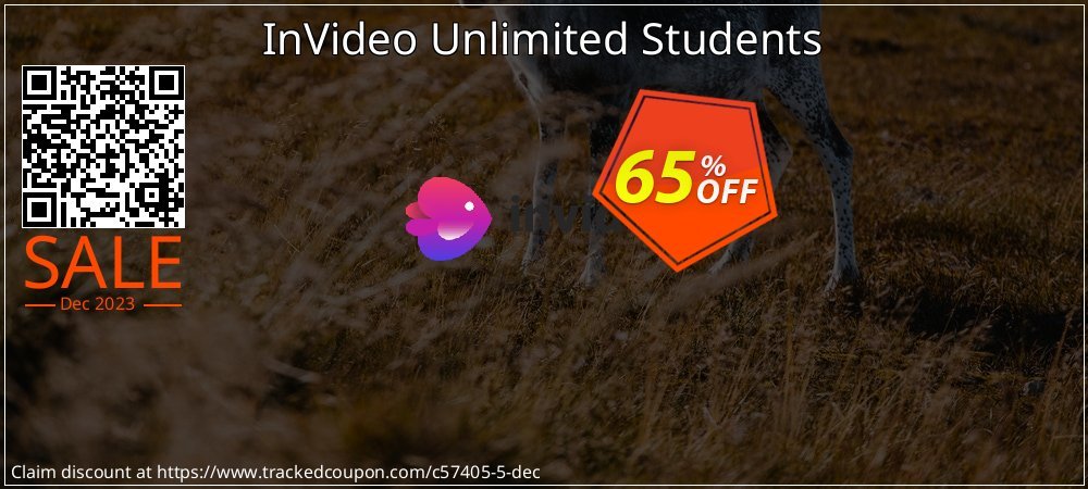 InVideo Unlimited Students coupon on National Walking Day deals