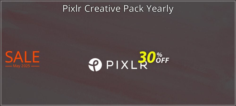 Pixlr Creative Pack Yearly coupon on Easter Day sales