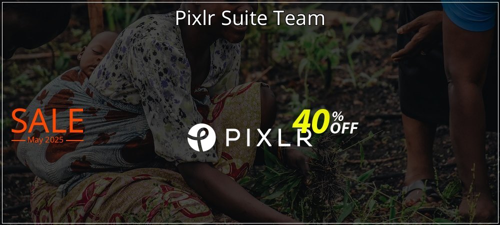 Pixlr Suite Team coupon on Working Day offering sales