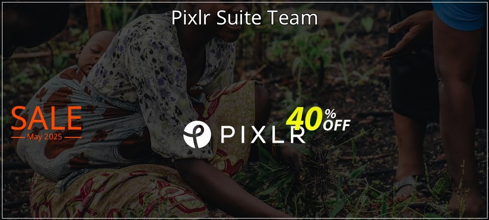 Pixlr Suite Team coupon on April Fools' Day offering discount