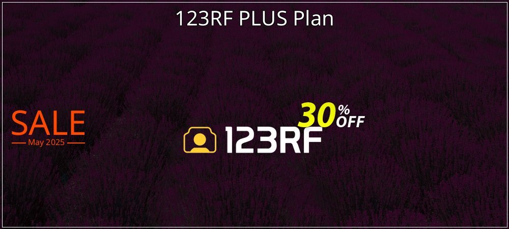 123RF PLUS Plan coupon on Constitution Memorial Day offer