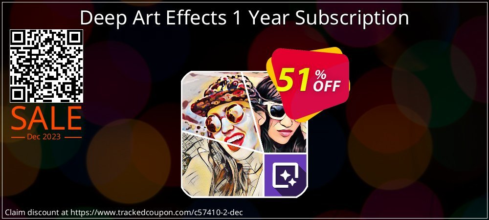 Deep Art Effects 1 Year Subscription coupon on Father's Day offering sales