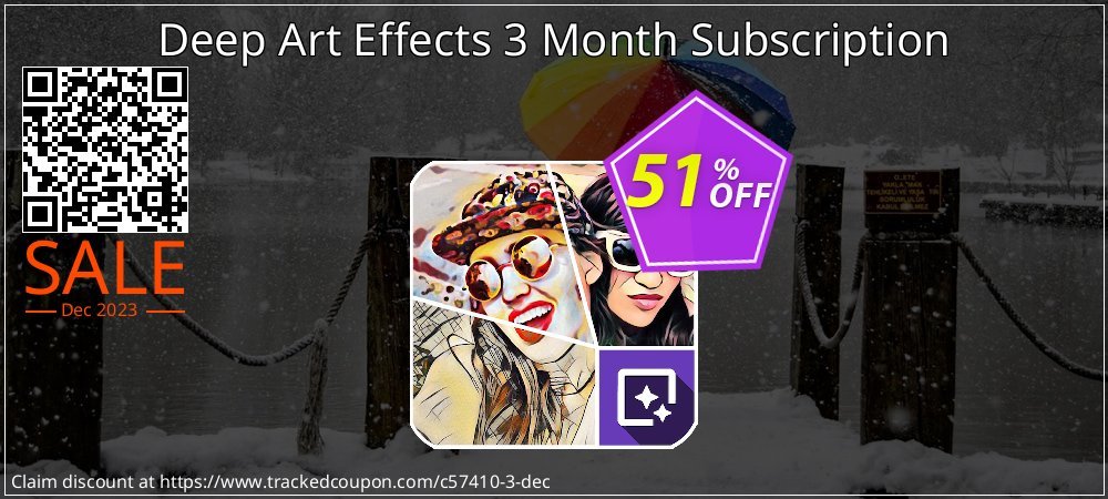 Deep Art Effects 3 Month Subscription coupon on National Cheese Day super sale
