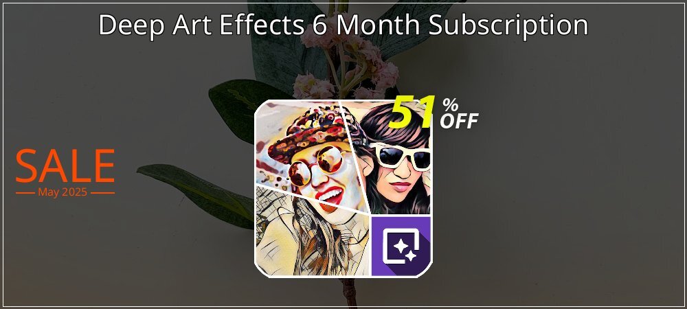 Deep Art Effects 6 Month Subscription coupon on National Smile Day super sale