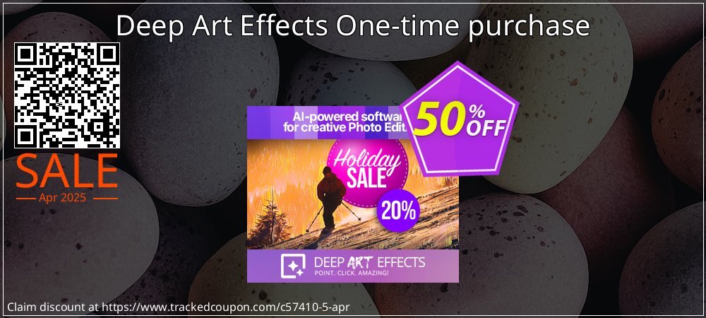 Deep Art Effects One-time purchase coupon on World Milk Day promotions