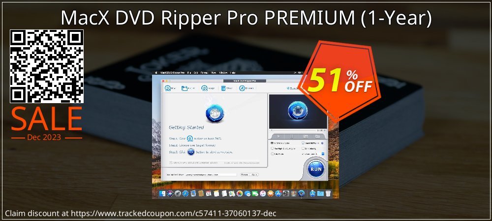 MacX DVD Ripper Pro PREMIUM - 1-Year  coupon on April Fools' Day offer