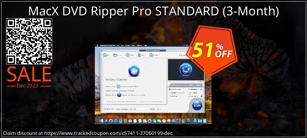 MacX DVD Ripper Pro STANDARD - 3-Month  coupon on Black Friday promotions