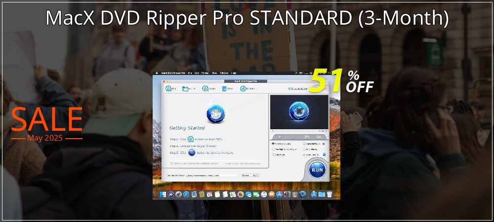 MacX DVD Ripper Pro STANDARD - 3-Month  coupon on World Password Day offer