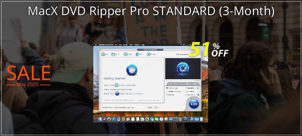 MacX DVD Ripper Pro STANDARD - 3-Month  coupon on National Smile Day offer