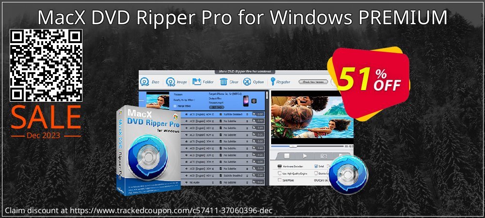 Get 50% OFF MacX DVD Ripper Pro for Windows PREMIUM promo