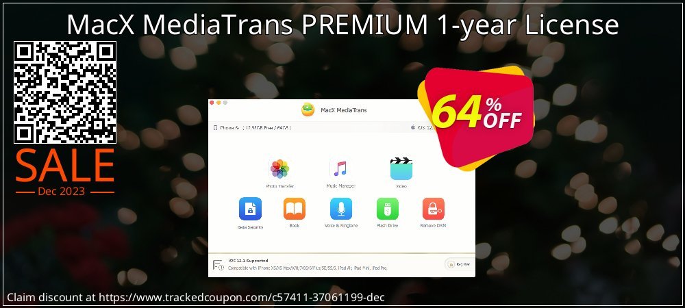 MacX MediaTrans PREMIUM 1-year License coupon on National Pumpkin Day promotions
