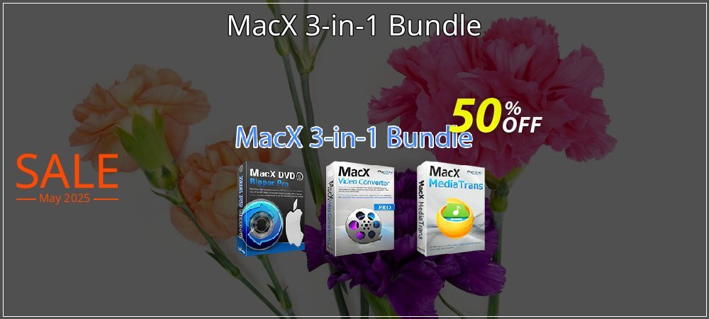 MacX 3-in-1 Bundle coupon on National Loyalty Day deals