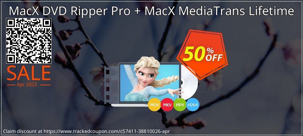 MacX DVD Ripper Pro + MacX MediaTrans Lifetime coupon on World Smile Day sales