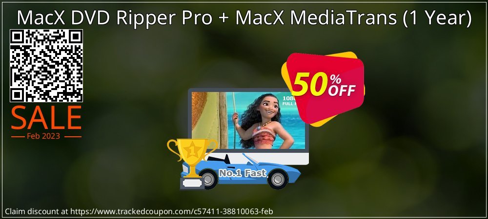 MacX DVD Ripper Pro + MacX MediaTrans - 1 Year  coupon on Easter Day offering discount