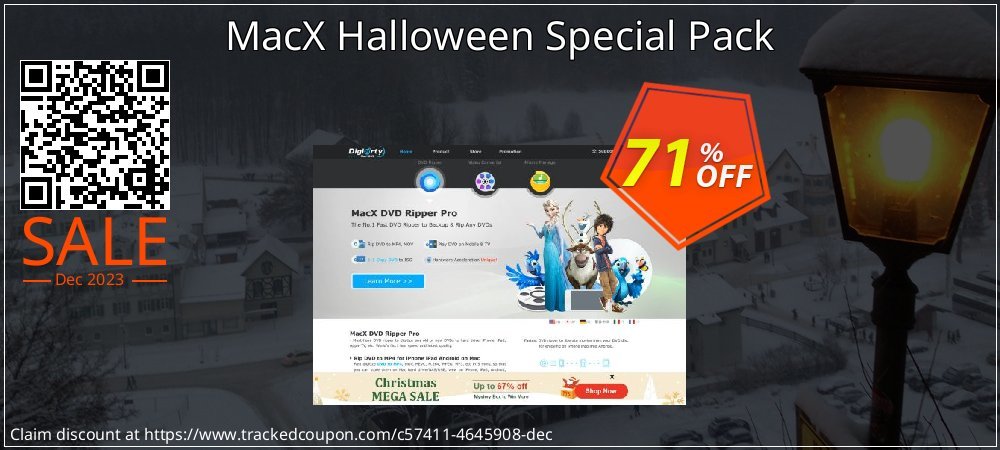 MacX Halloween Special Pack coupon on Easter Day offer