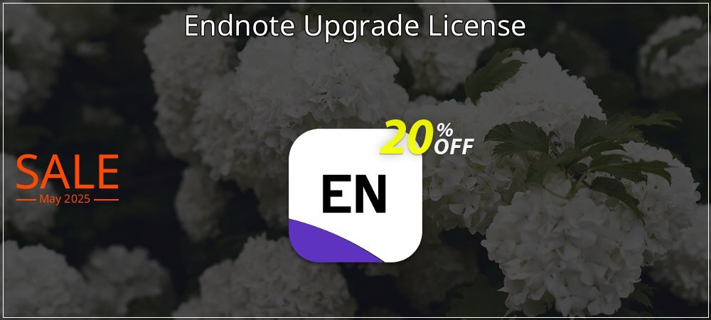 Endnote Upgrade License coupon on April Fools' Day offering sales