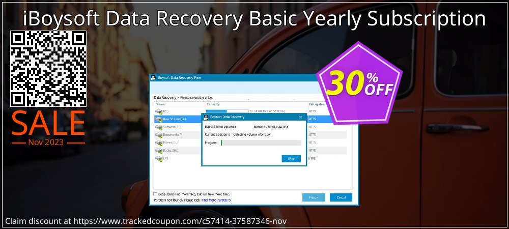 iBoysoft Data Recovery Basic Yearly Subscription coupon on World Party Day discount