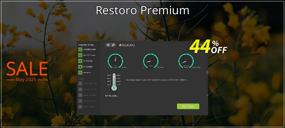 Restoro Premium coupon on April Fools' Day promotions