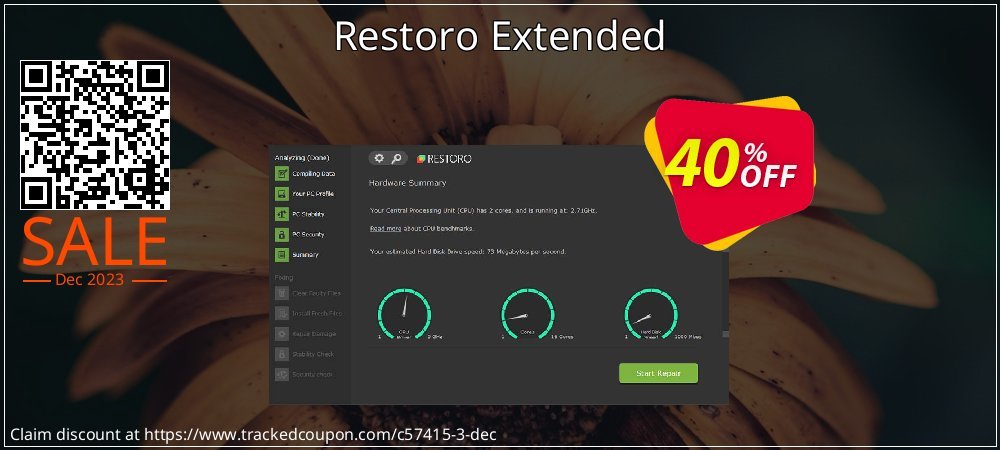Restoro Extended coupon on Easter Day sales
