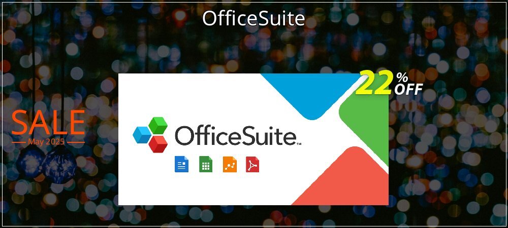 OfficeSuite coupon on World Party Day deals