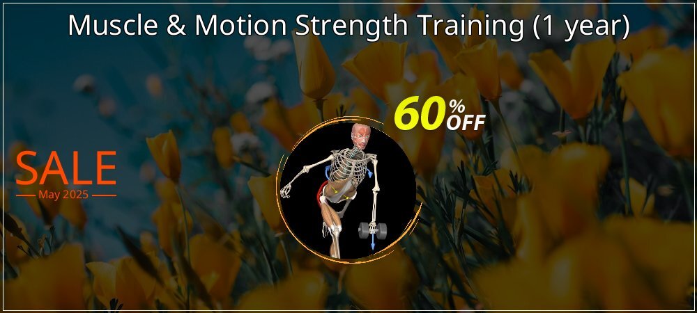 Muscle & Motion Strength Training - 1 year  coupon on World Party Day offering sales