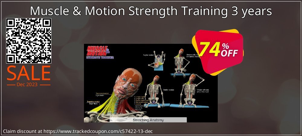 Muscle & Motion Strength Training 3 years coupon on Easter Day promotions