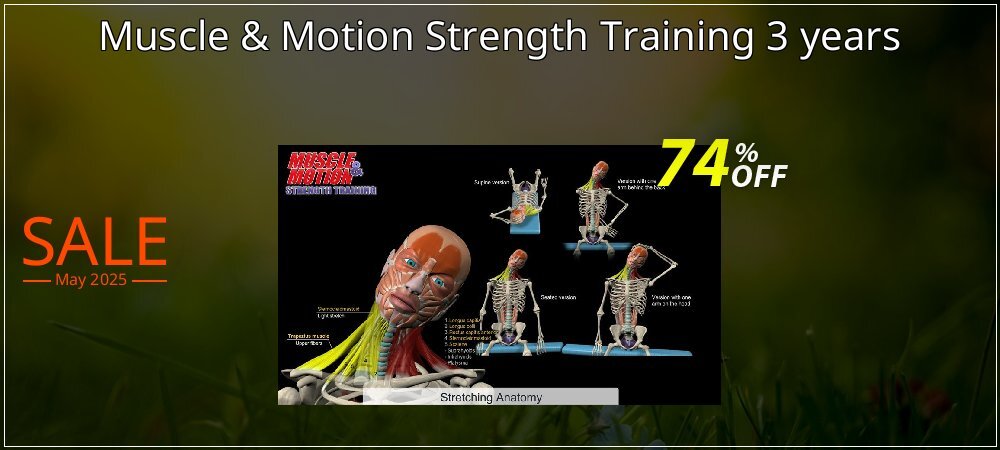 Muscle & Motion Strength Training 3 years coupon on Easter Day promotions