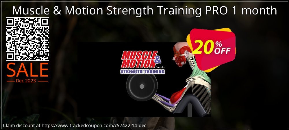 Muscle & Motion Strength Training PRO 1 month coupon on Tell a Lie Day sales